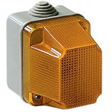 Φάρος Τοίχου Κίτρινος με ντουί Ε14 Στεγανός IP55 EC320G